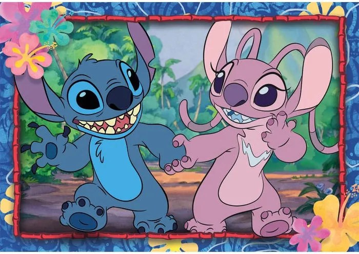 Disney Lilo és Stitch, A csillagkutya Angel 2x20 db-os puzzle Clementoni