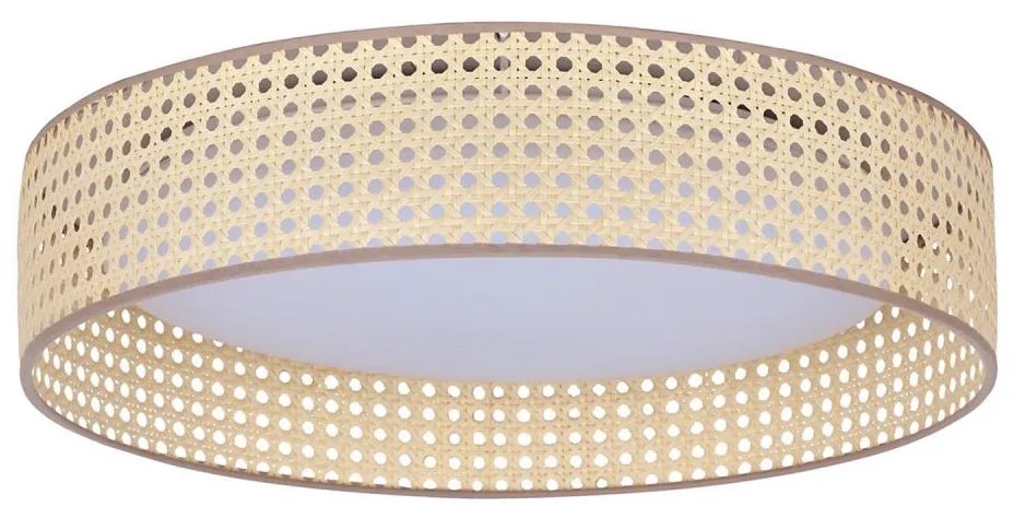 Duolla - LED Mennyezeti lámpa ROLLER LED/24W/230V átm. 45 cm rattan