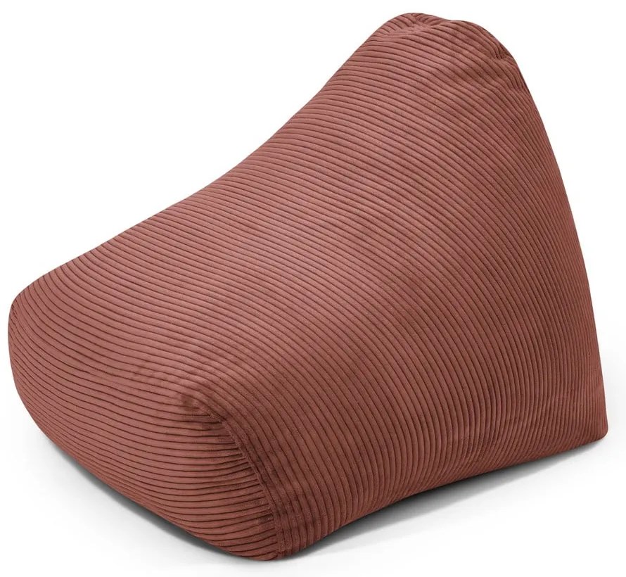 Téglavörös kordbársony gyerek babzsákfotel Snug 80 – SLOWDOWN