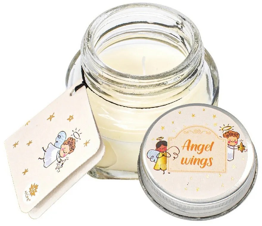 Arome gyertya szett üdvözlőkártyával 28 g,ajándékdobozban, Winter, 6 db-os mix