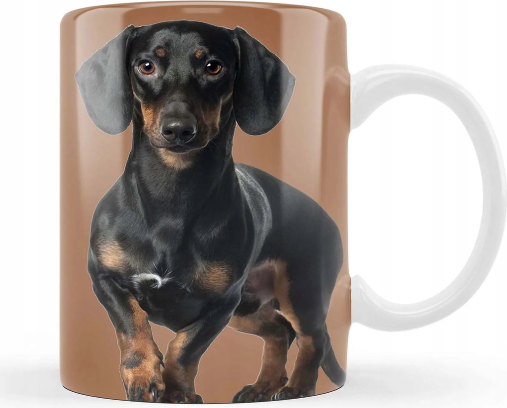 Kutyás bögre Tacskó kutya ajándék kütyü 330 ml