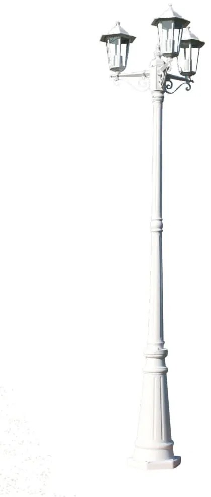 Kingston Kültéri Lámpa 3 karú 215 cm Fehér