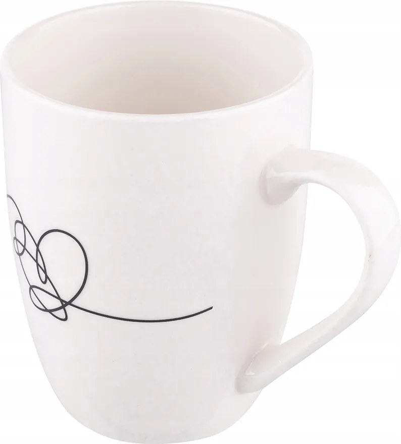 Hordó Bögre 300 ML In Love És Fehér Altom Design