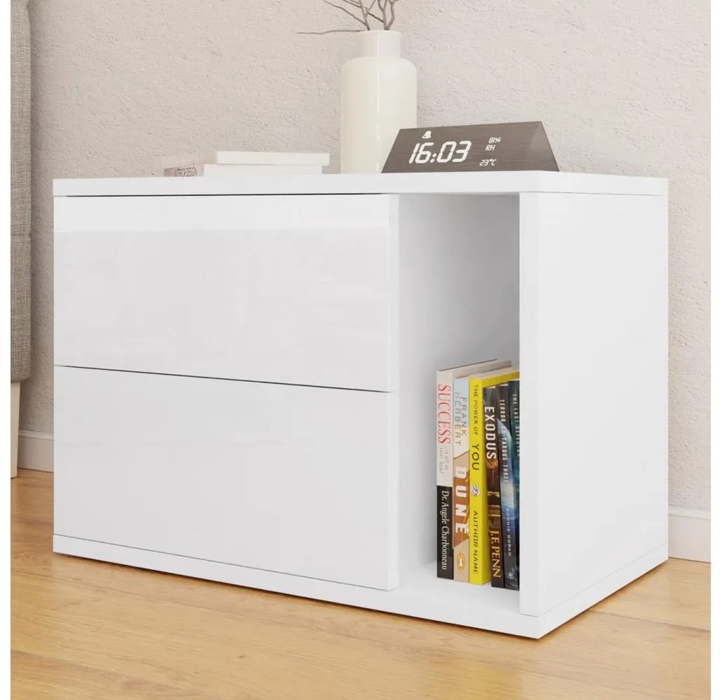 Éjjeliszekrény BECE 40x57 cm fehér