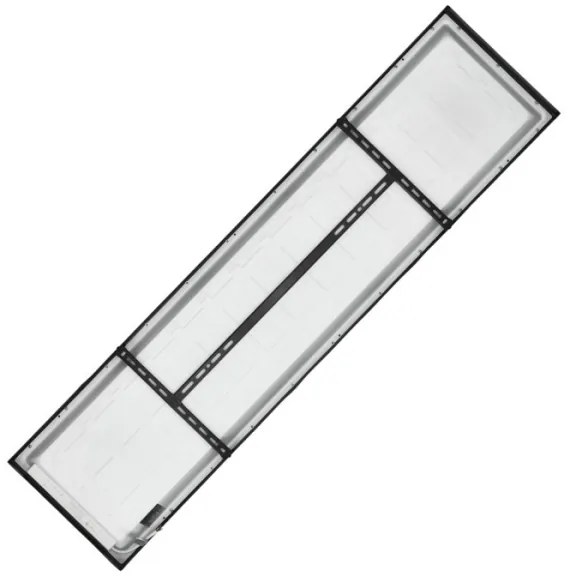 LED Mennyezeti panel BRISBANE LED/36W/230V 4000K 29,5x119 cm fekete