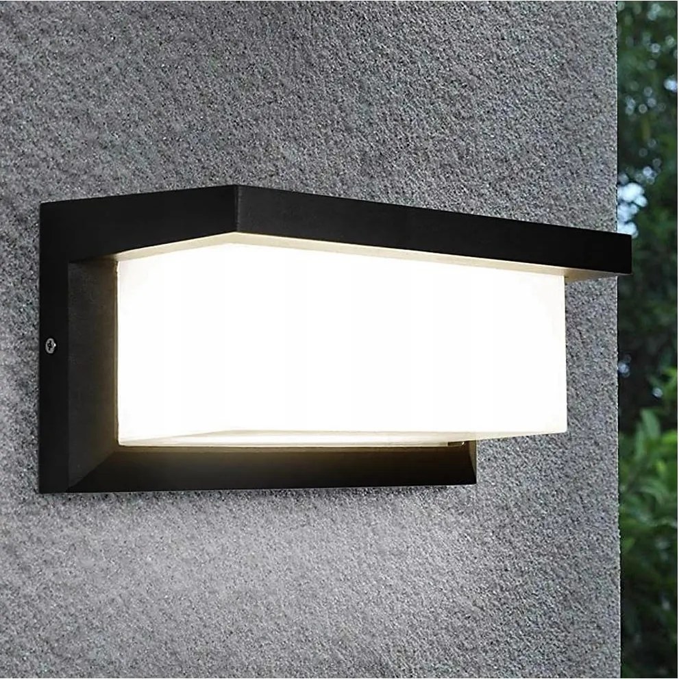 Kültéri fali lámpa NEELY LED/12W/230V IP54 fekete