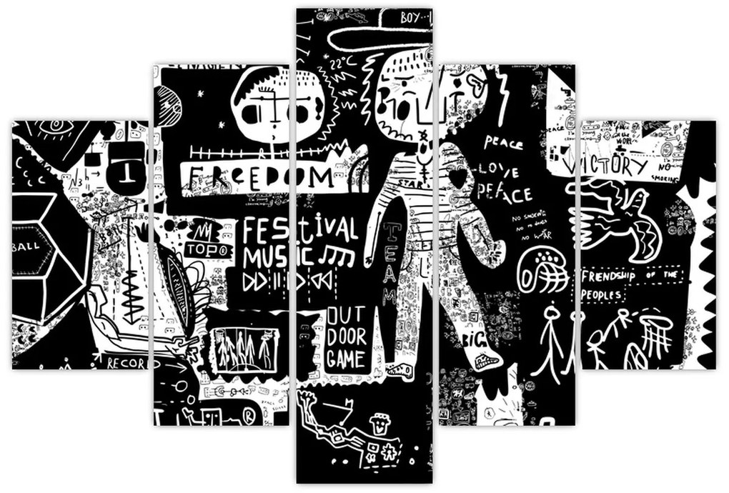 Kép - Graffiti (150x105 cm)