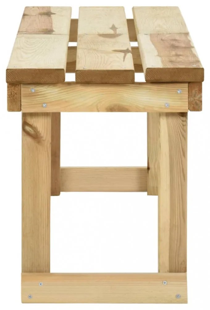 impregnált fenyőfa kerti pad 140 cm
