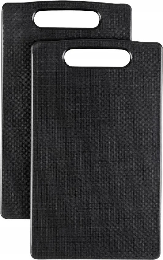 Livarno home Vágódeszka szett 24,1x14,3cm 2 db Fekete (8/G-536)