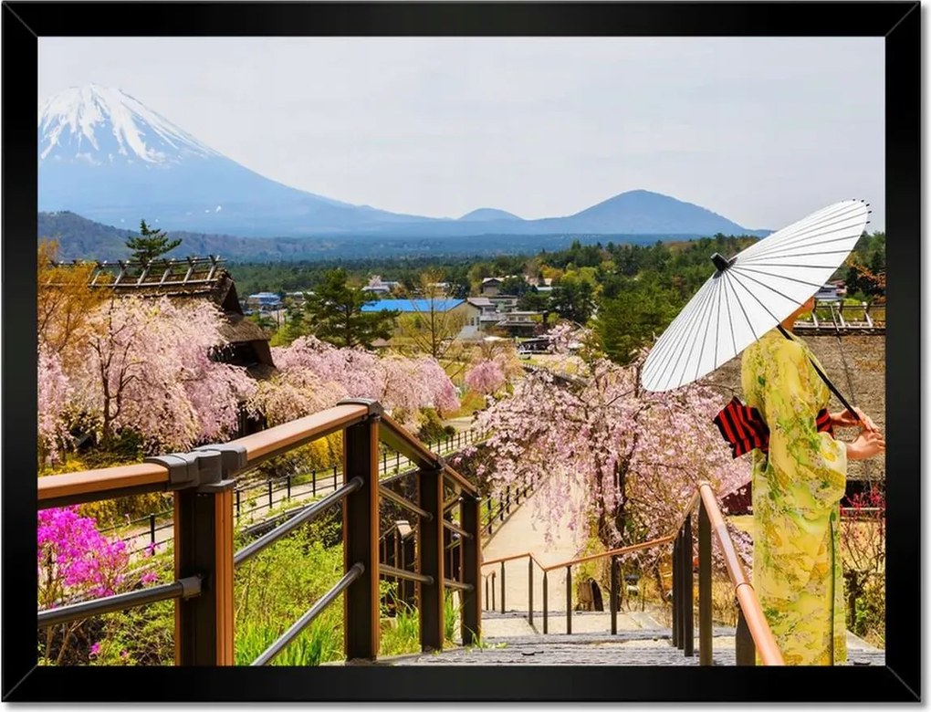 Poszterek keretben 40x30 Virágzó cseresznye