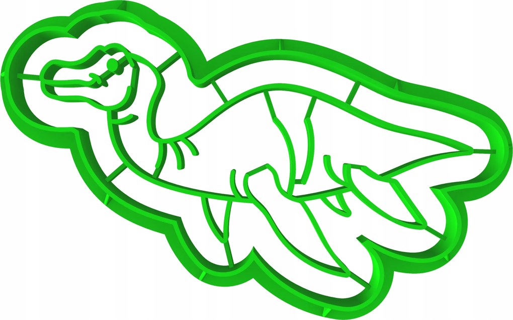 Foremka Lyukasztó Dinoszaurusz Keksz- és Mézeskalácsvágó Plezioszaurusz