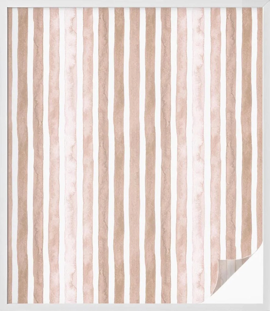 Öntapadós Ablakrács Adatvédelem Barna csíkos 100x116 cm