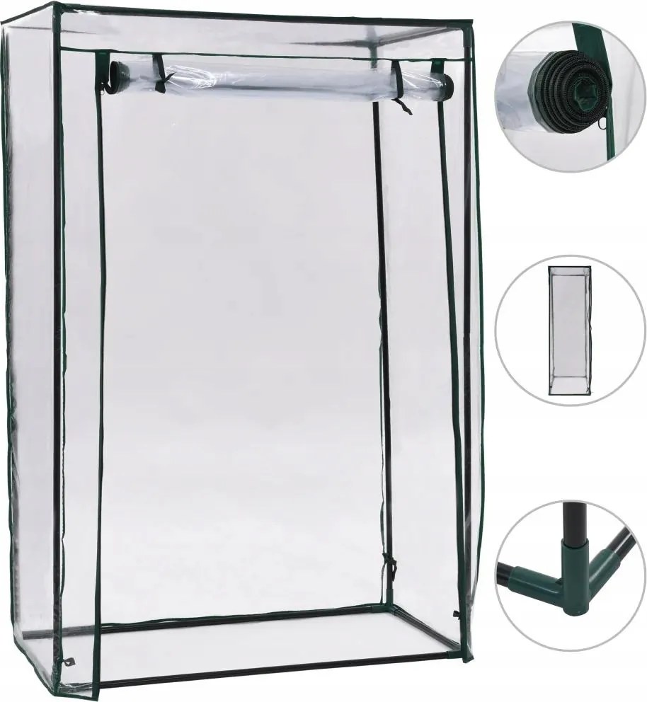 Üvegház paradicsom számára, 102x52x150 cm