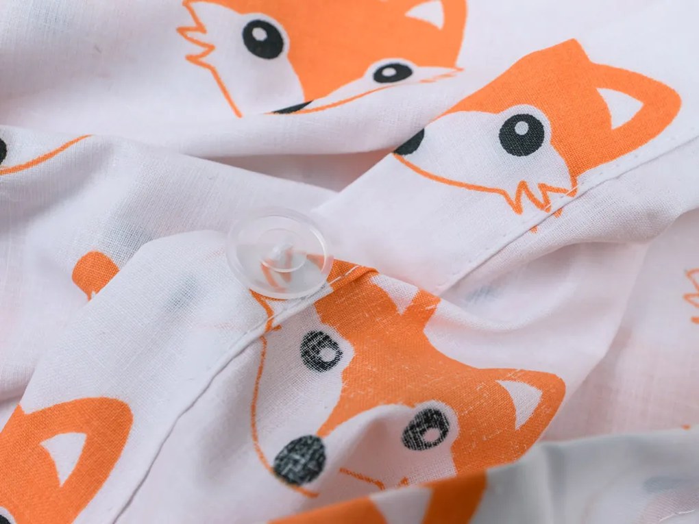 Pamut ágynemű Rókamintás fehér