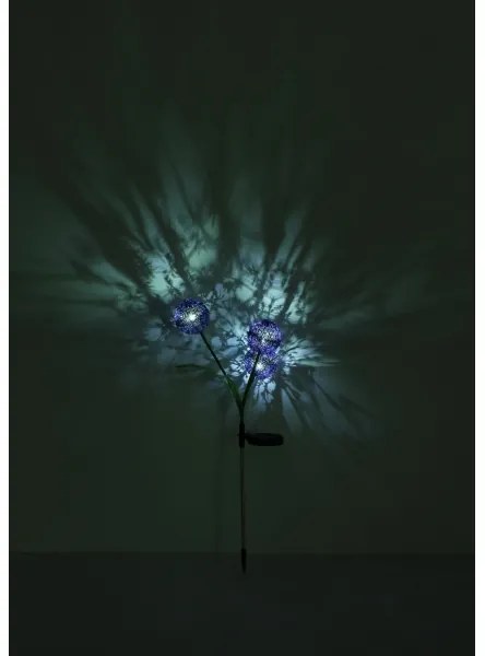 Globo 33599P - LED Napelemes lámpa SOLAR 3xLED/0,06W/3V 5000K IP44 lila