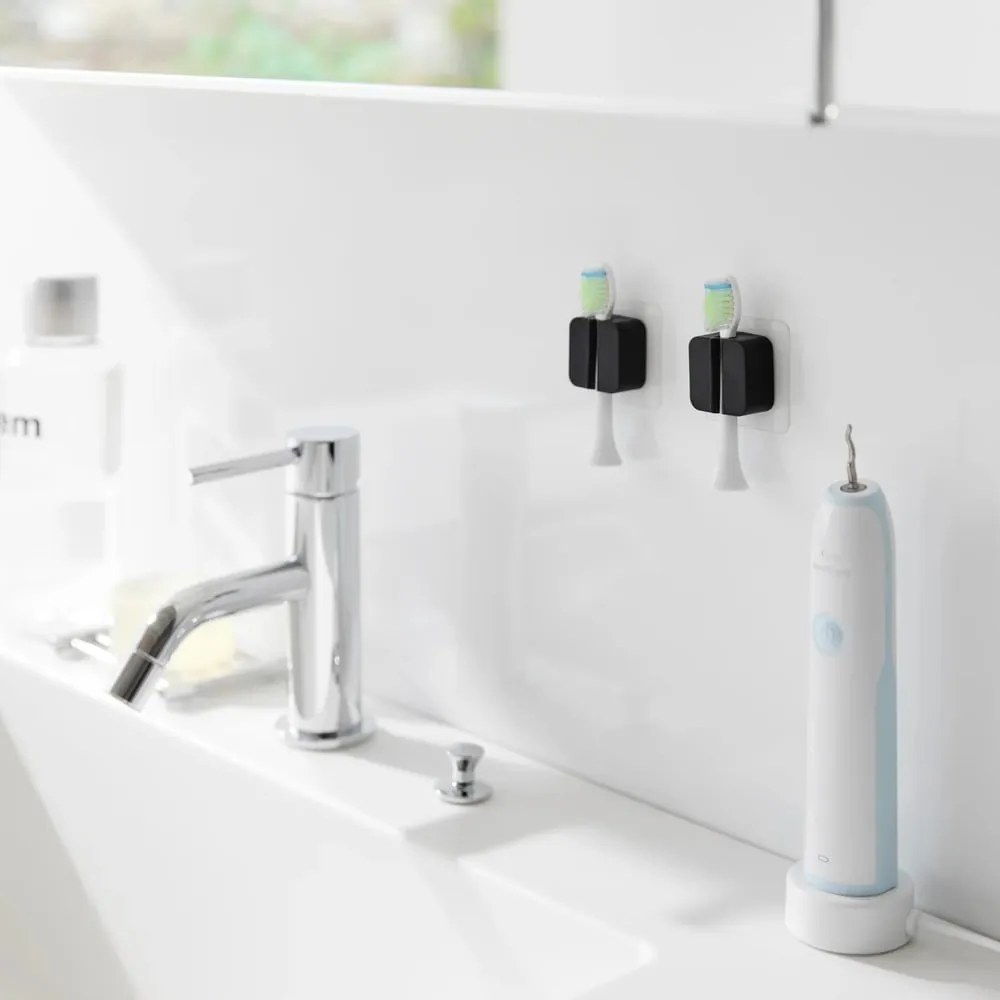 Fekete szilikon multifunkciós tartó szett 2 db-os Film Hook – YAMAZAKI