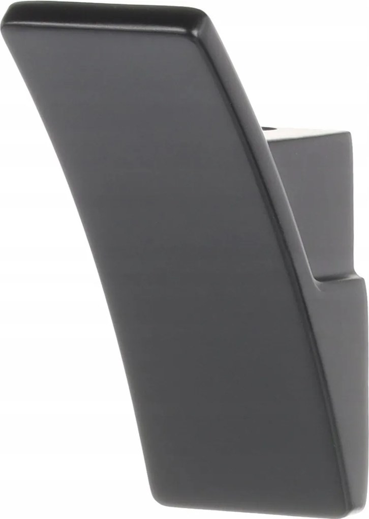 Fali akasztó matt fekete ruhatárhoz egyetlen minimalizmus