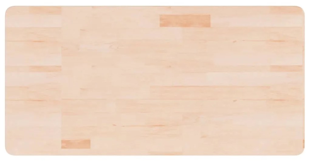 kezeletlen tömör fa fürdőszobai pult 100x50x2,5 cm