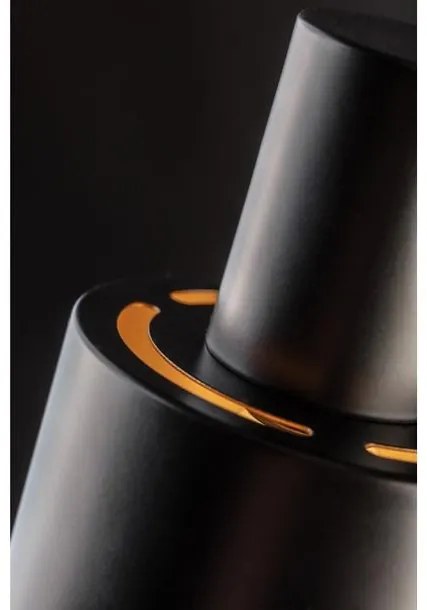 Lámpa Asztali SELVIA II, 5570, max.250V, 50/60Hz, 1*E14, max.25 W, átmérő 10 cm, IP20, fekete/arany