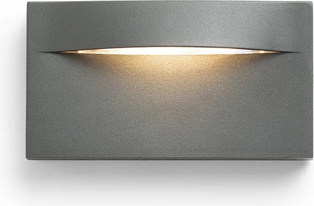 RENDL BOBO RC fali lámpa antracitszürke 230V LED 8W IP65 3000K