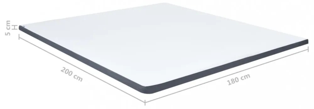 dobozrugós ágymatracfedő 200 x 180 x 5 cm