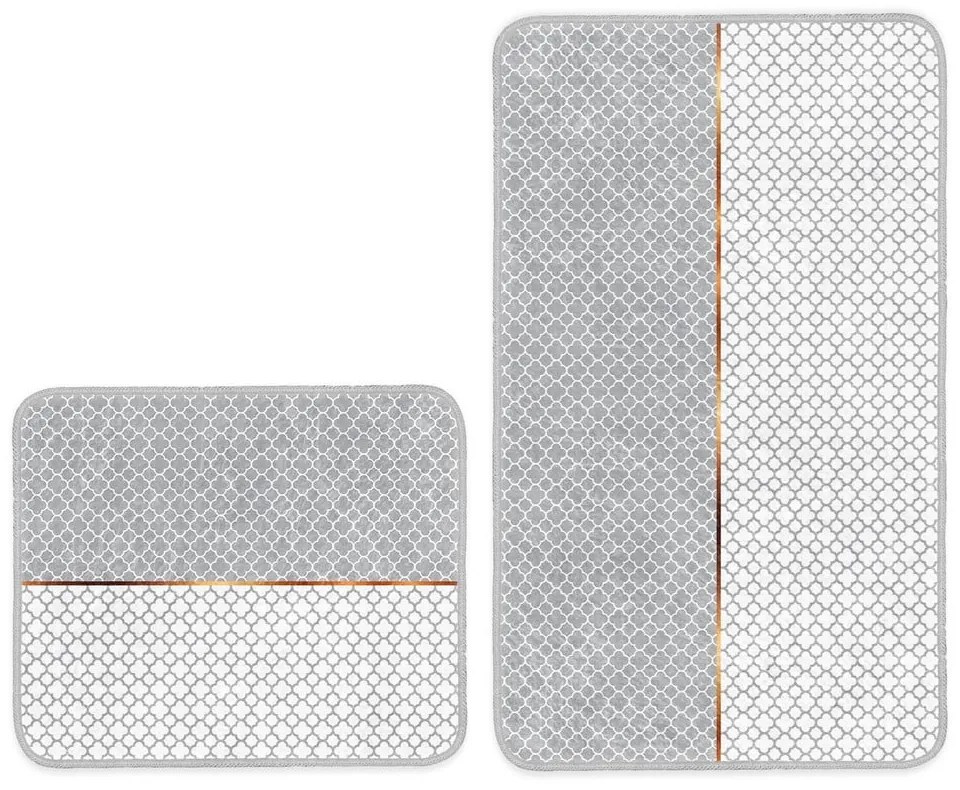 Szürke fürdőszobai kilépő szett 2 db-os 60x100 cm – Mila Home