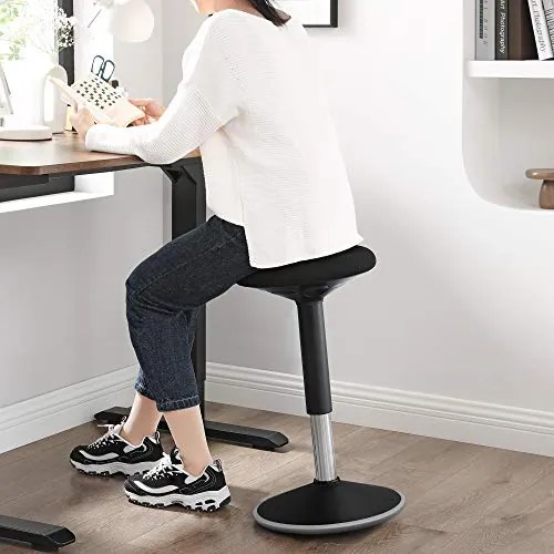 Irodai szék, ergonomikus szék, 56-81 cm magasságban állítható, fekete