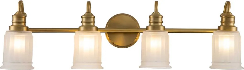 Quoizel klasszikus tükör világítás swell sárgaréz elsqz-swell4-bb-bath IP44
