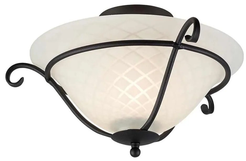 Elstead TCH-F-BLACK - Mennyezeti lámpa TORCHIERE 1xE27/60W/230V