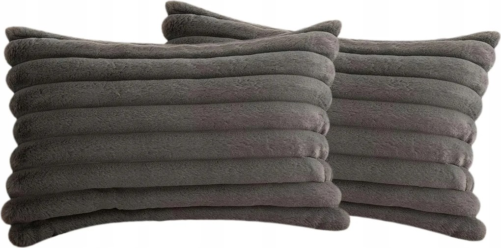 Párnahuzat Szett 30x50CM – Puha Dekoratív, Puha, Párnahuzat Szürke