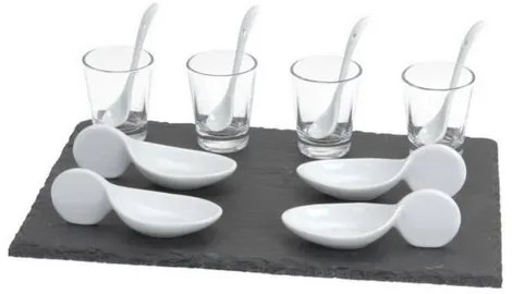 EH spoon tálalókészlet rágcsálnivalókhoz 13 db