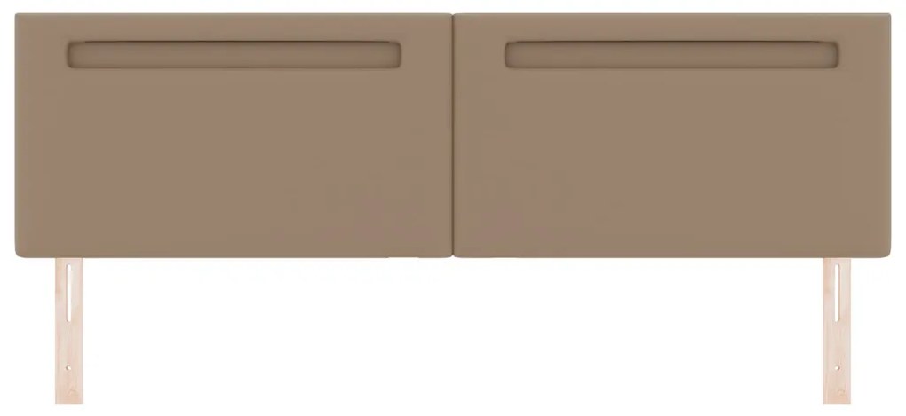 Fejtámla LED -es lámpákkal fejtámlával Cappuccino 180 cm PVC