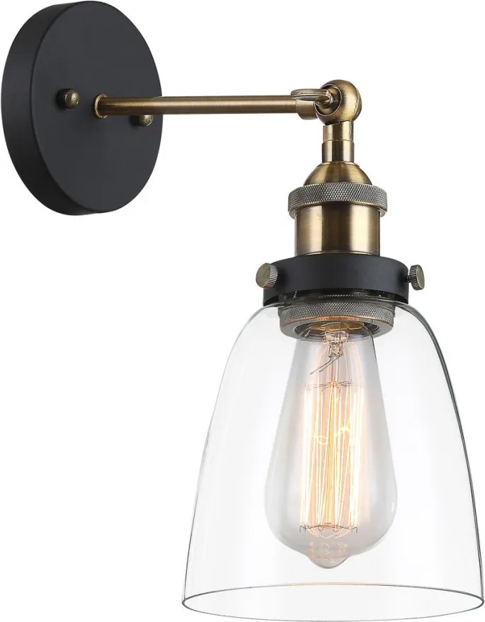 Italux FRANCIS MBM-2563/1 GD+CL Fali lámpa 1x40W/E27