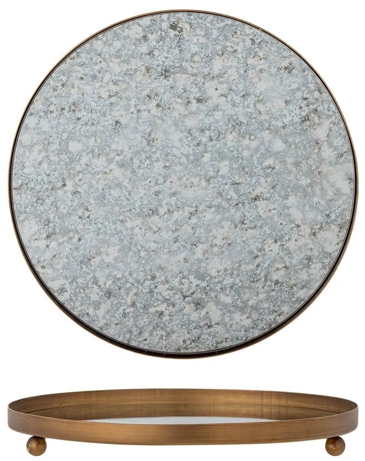 Üveg dekoratív tálca ø 35 cm Glacier – Bloomingville