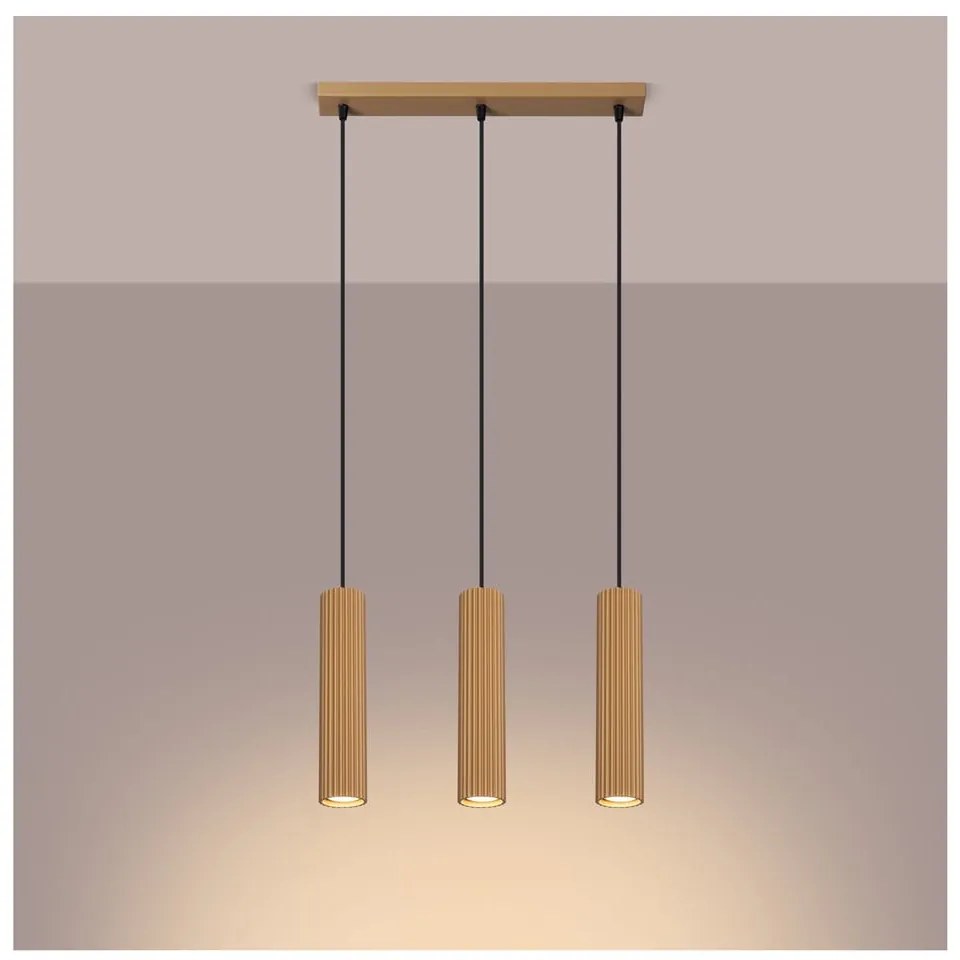 Aranyszínű függőlámpa Gleam – Sollux