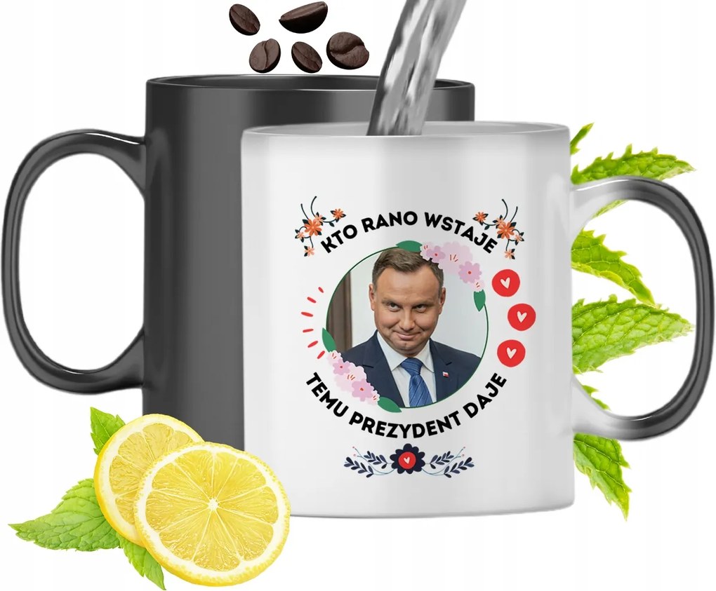 Duda András Színváltó Mágikus Bögre fényképes nyomtatással