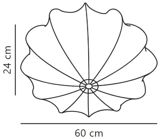 Nordlux - Mennyezeti lámpa AERON 3xE27/25W/230V átm. 60 cm