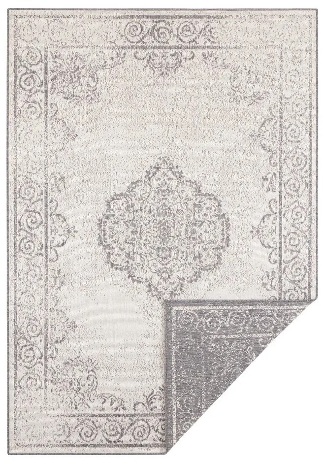 Cebu szürke-krémszínű kültéri szőnyeg, 80 x 150 cm - NORTHRUGS
