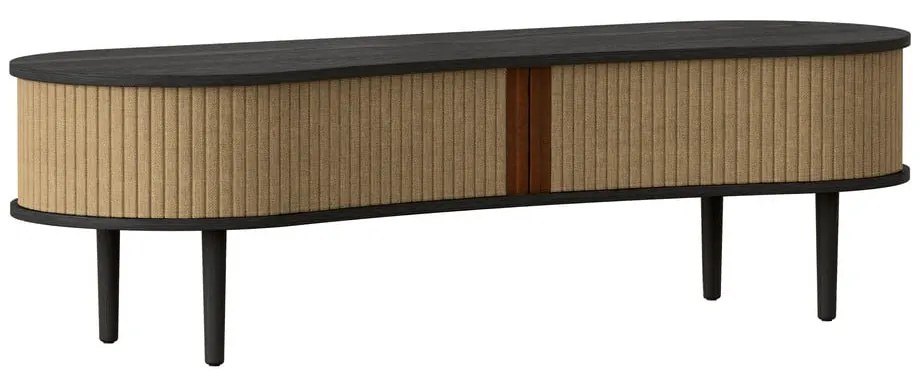 Barna TV-állvány tölgyfa dekorral 140x40 cm Audacious – UMAGE