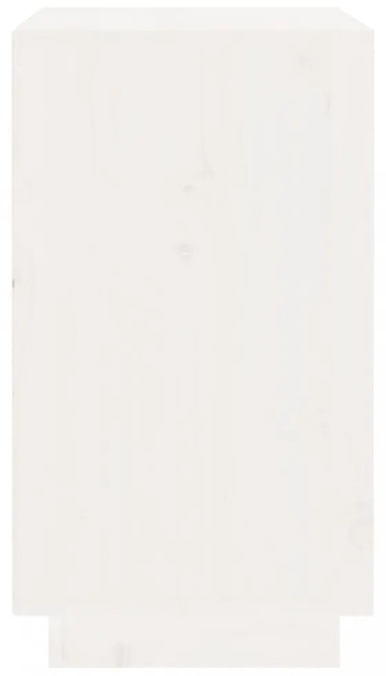 fehér tömör fenyőfa borszekrény 55,5x34x61 cm
