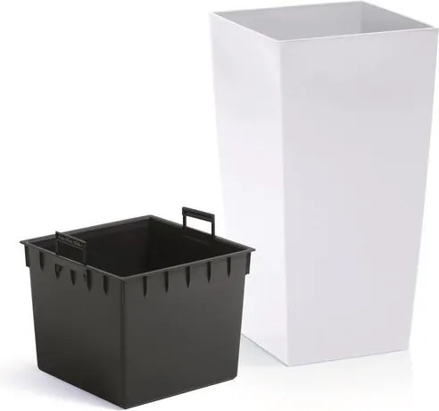 Urbi DURS170 magas kaspó betéttel, fehér