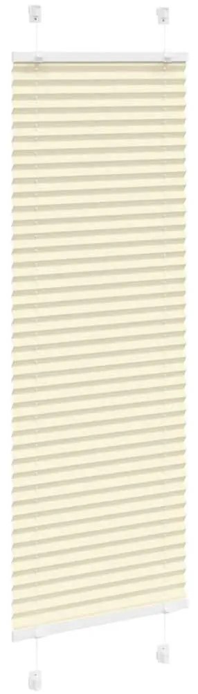 pliszírozott redőny krém 50x100 cm szövetszélesség 49,4 cm
