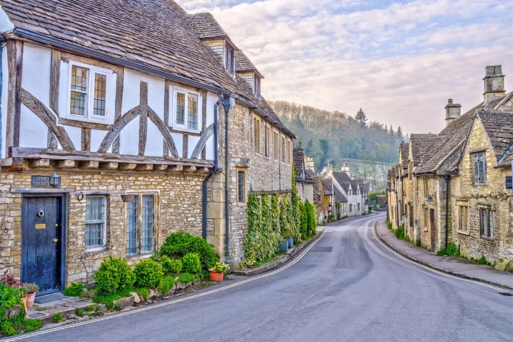 Poszter 60x40cm Kő házikók, Assaf Frank