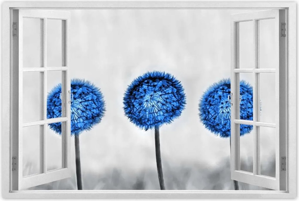 Poszterek 60x40 Kék pitypangok