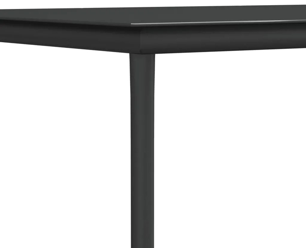 9 részes polyrattan és acél kerti étkezőgarnitúra párnával