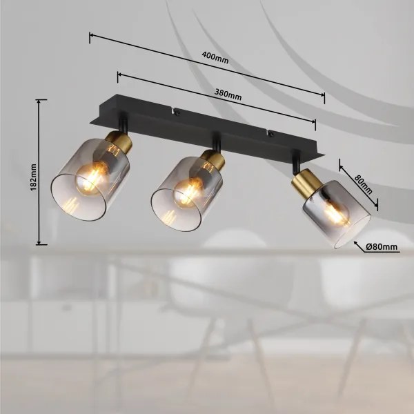 Globo 54310-3 - Spotlámpa HOLLSY 3xE14/25W/230V