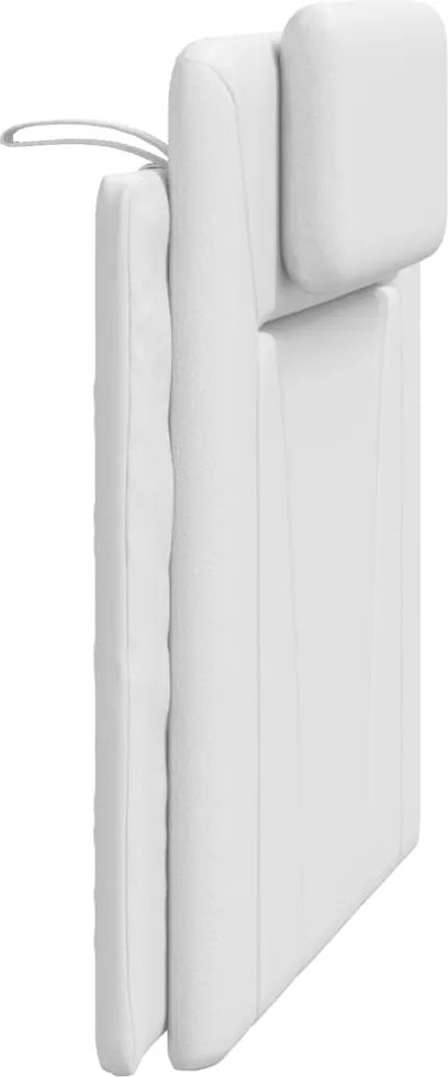 fehér műbőr fejtámla párna Viana 100 cm