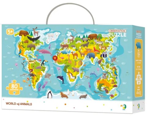 Dodo állatvilág képkereső puzzle, 80 darab