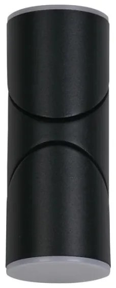 Searchlight 36180BK - SOHO LED kültéri fali lámpa 2xLED/6W/230V IP44