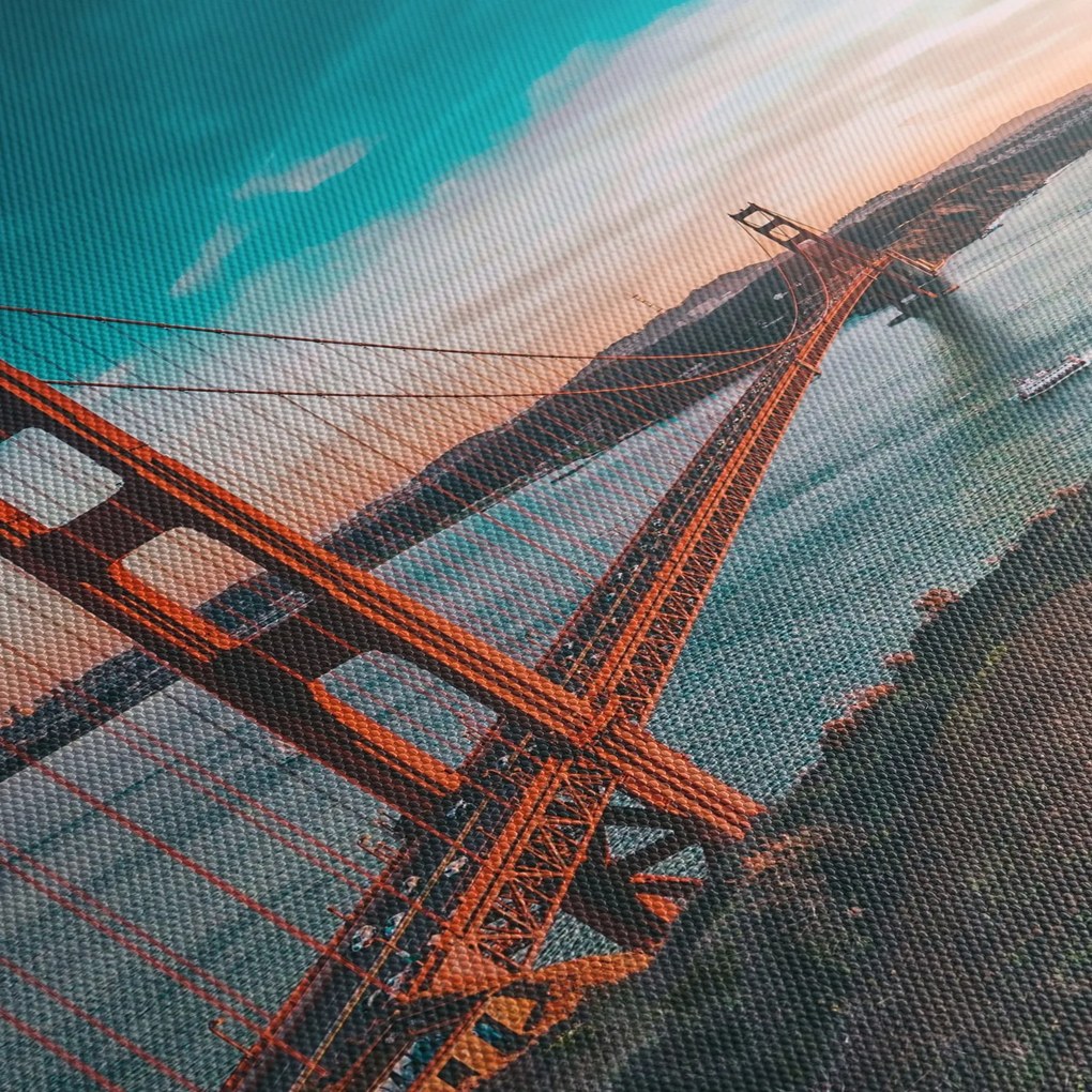 Kép - Golden Gate, San Francisco (120x50 cm)